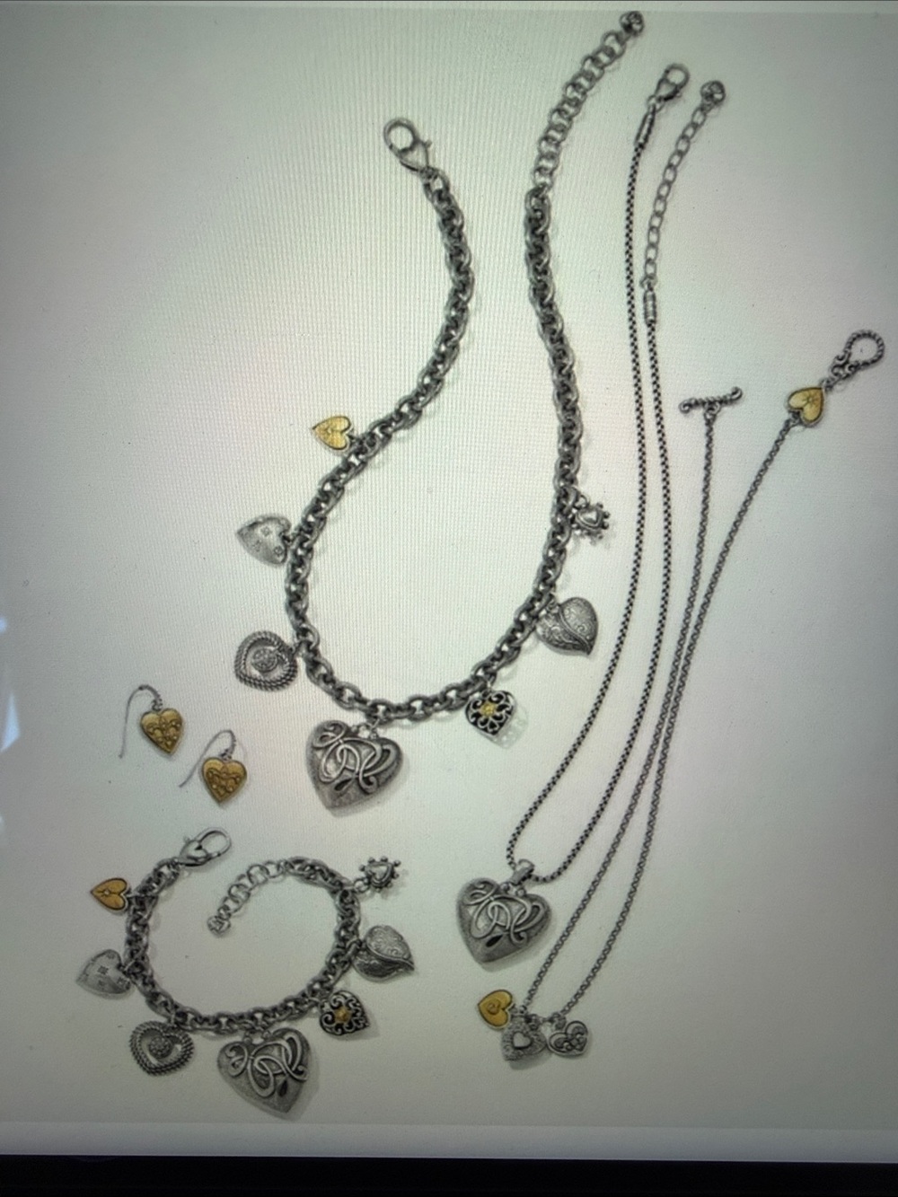 🩷 Brighton One Heart Necklace NWT $ 148 - Picture 4 of 4